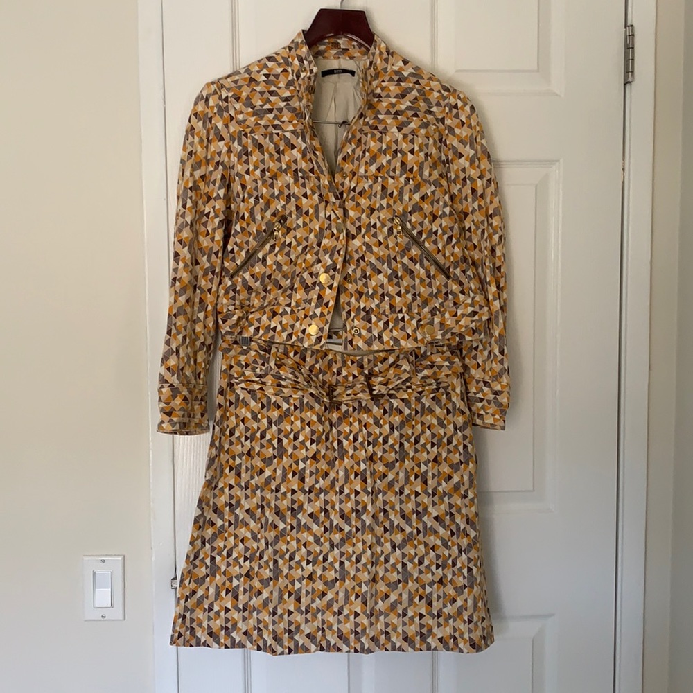 Hugo boss pattern suit